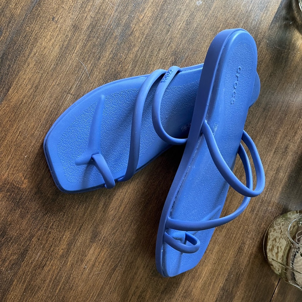 CROCS Women's Strappy Blue Sandals